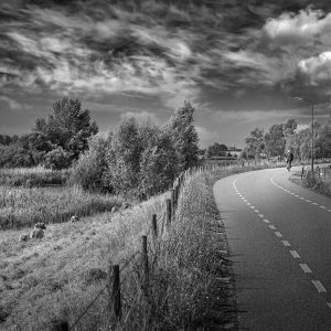 lekdijk-zwart-wit Fotograaf Lakerveld Woerden